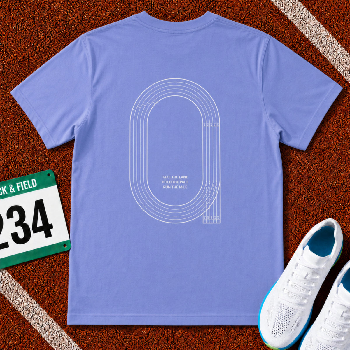 Take the Lane Running Track T-Shirt