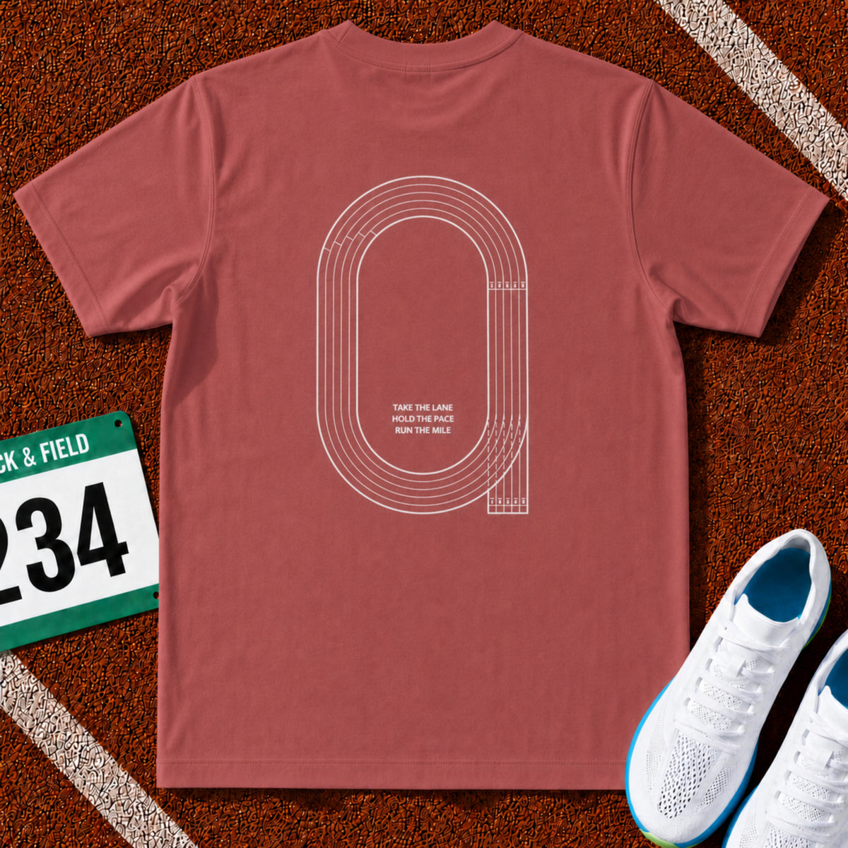 Take the Lane Running Track T-Shirt
