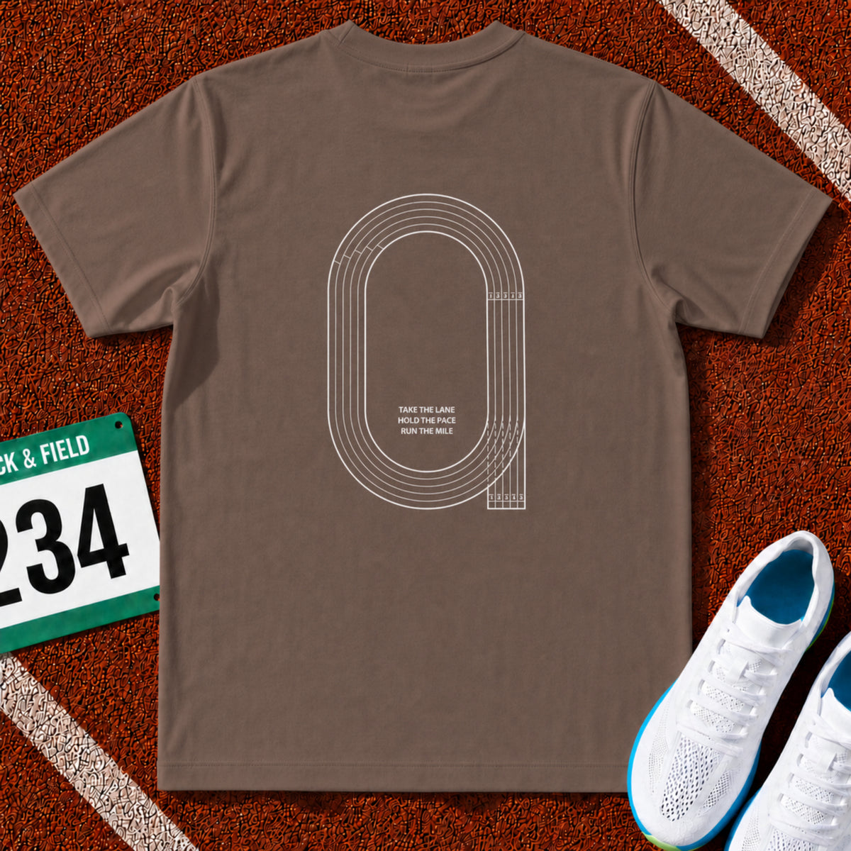 Take the Lane Running Track T-Shirt
