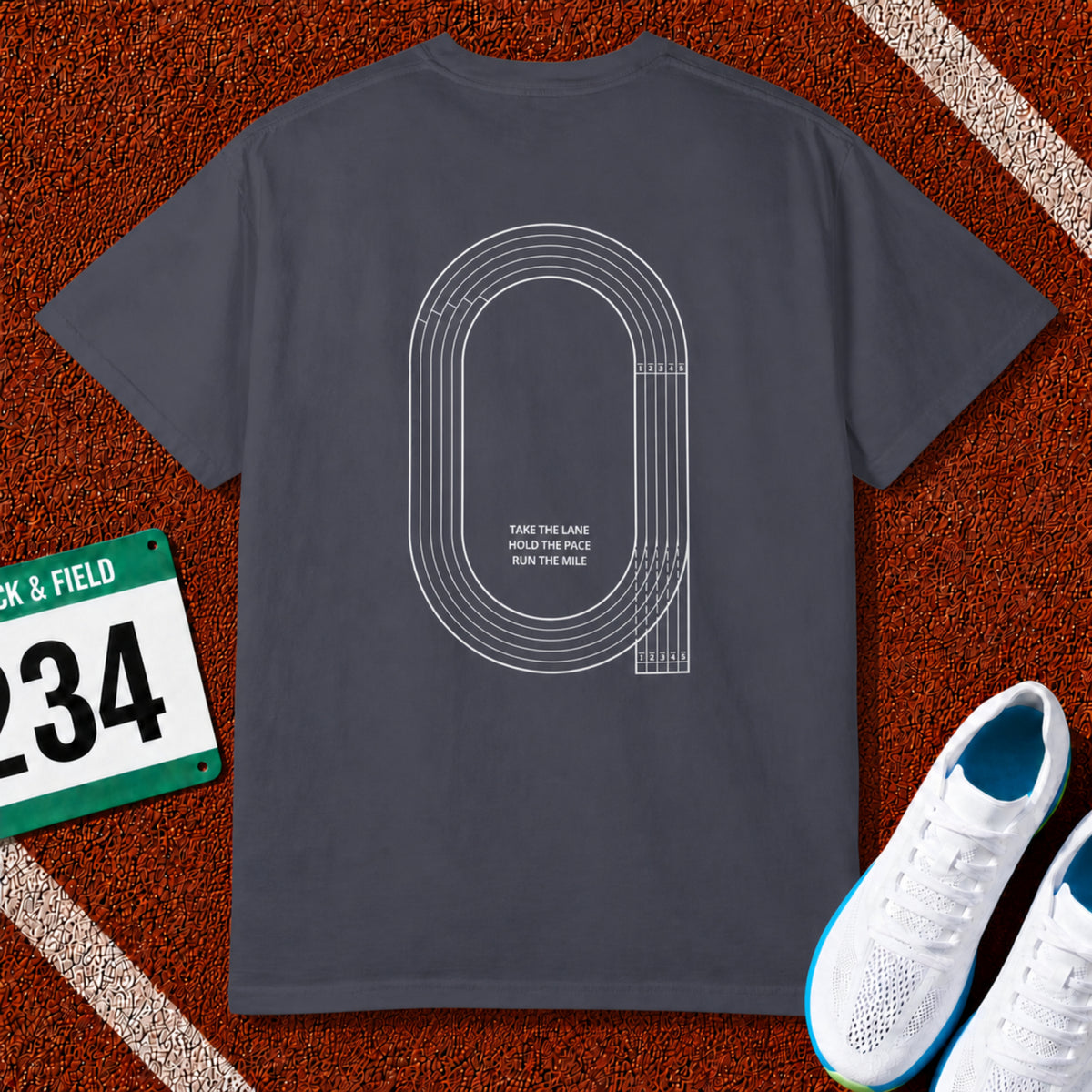 Take the Lane Running Track T-Shirt