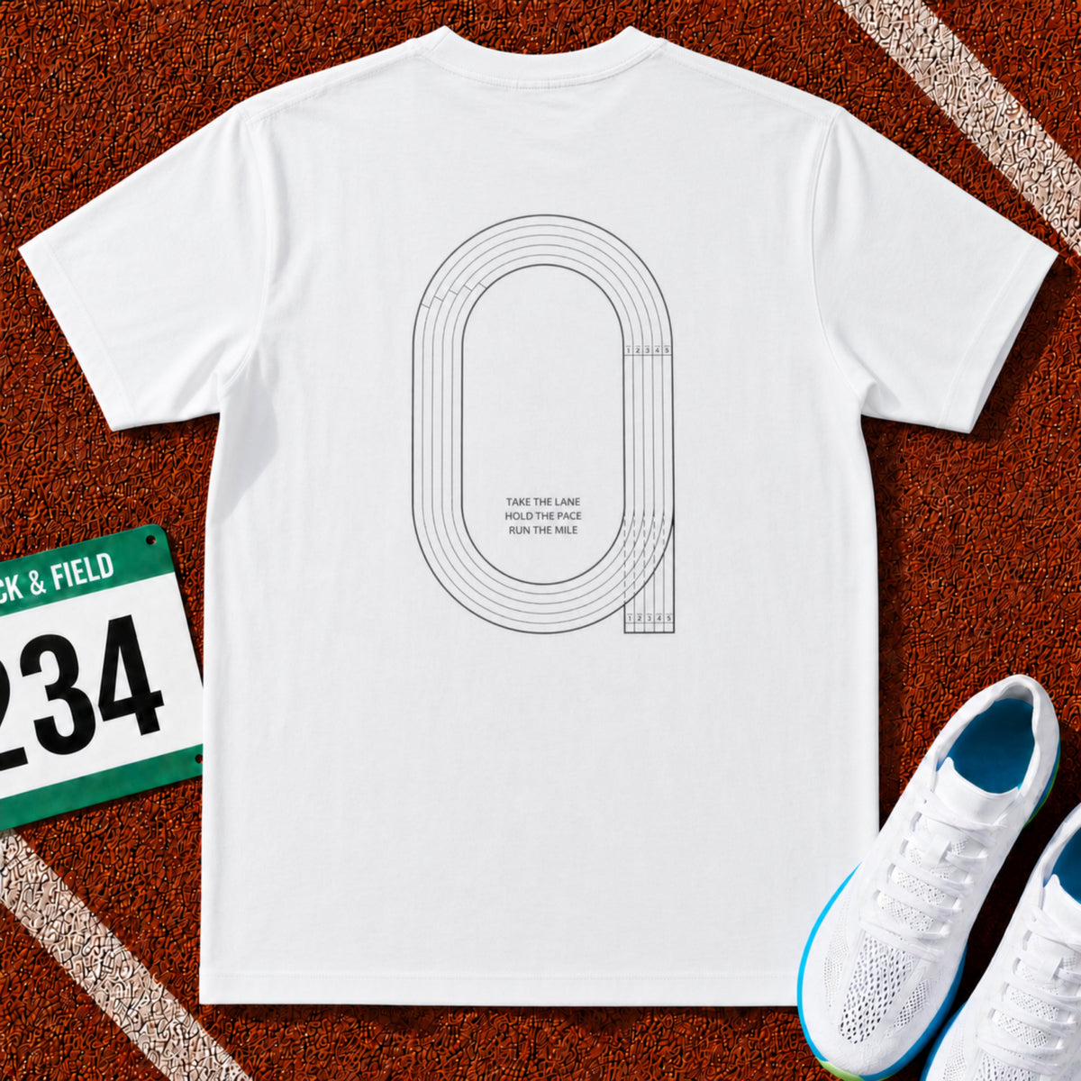 Take the Lane Running Track T-Shirt