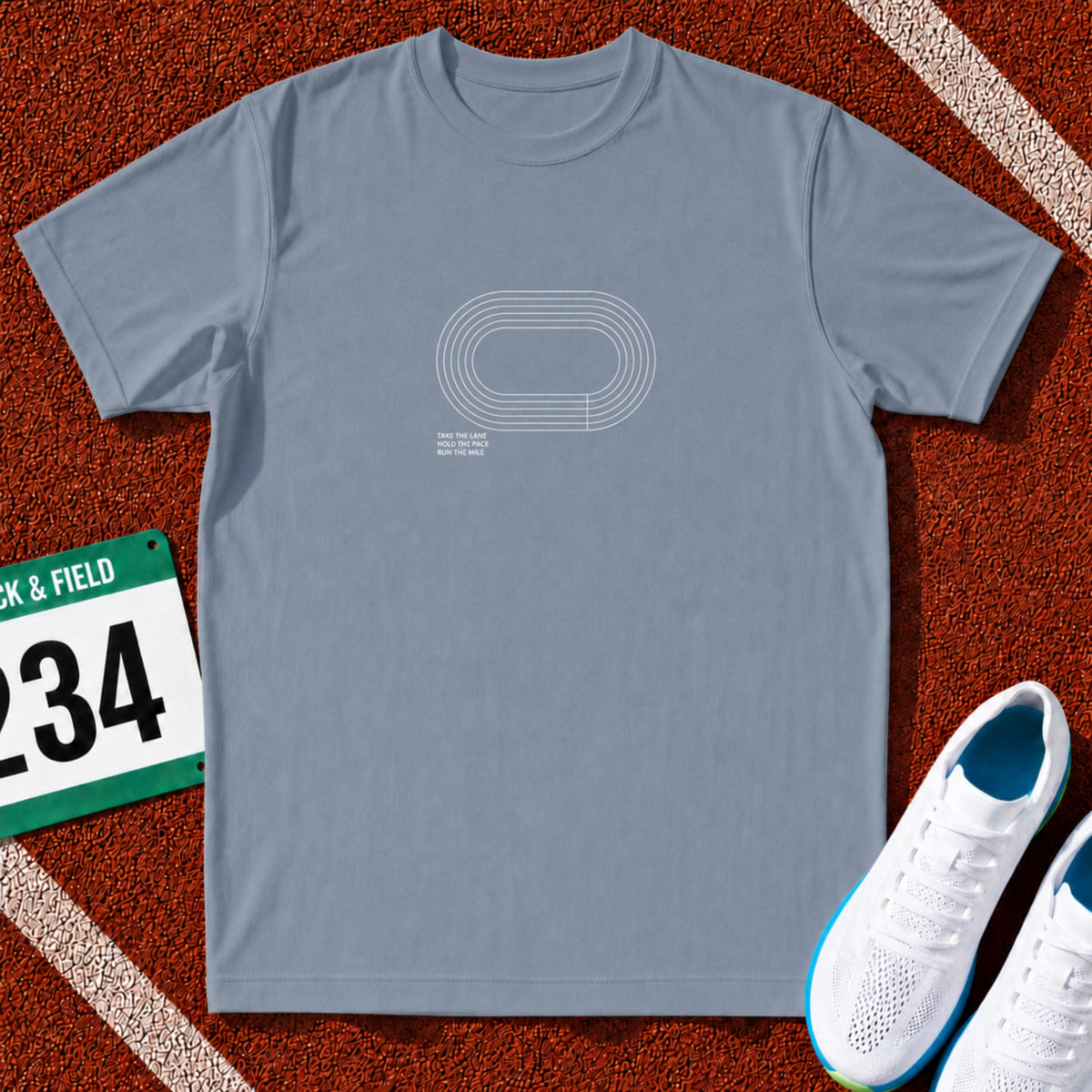 Take the Lane Running Track Icon T-Shirt
