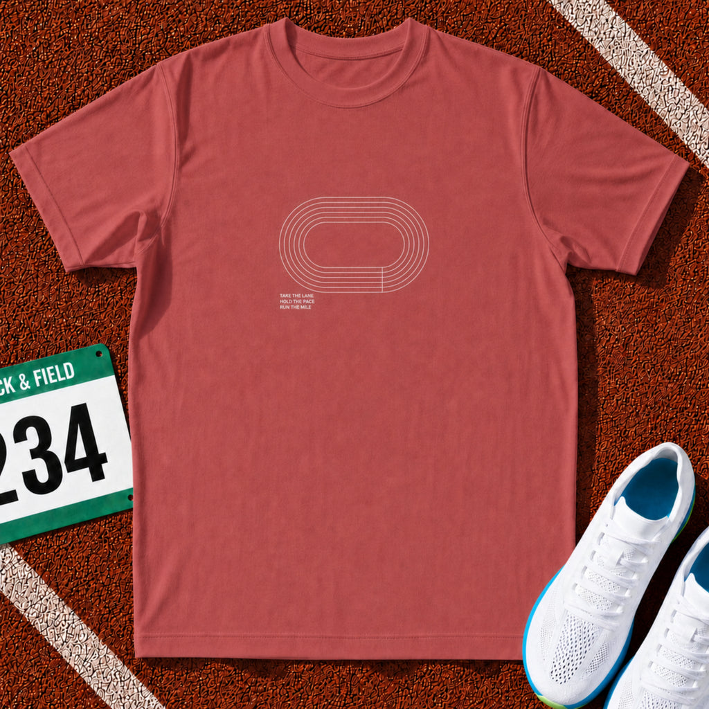 Take the Lane Running Track Icon T-Shirt