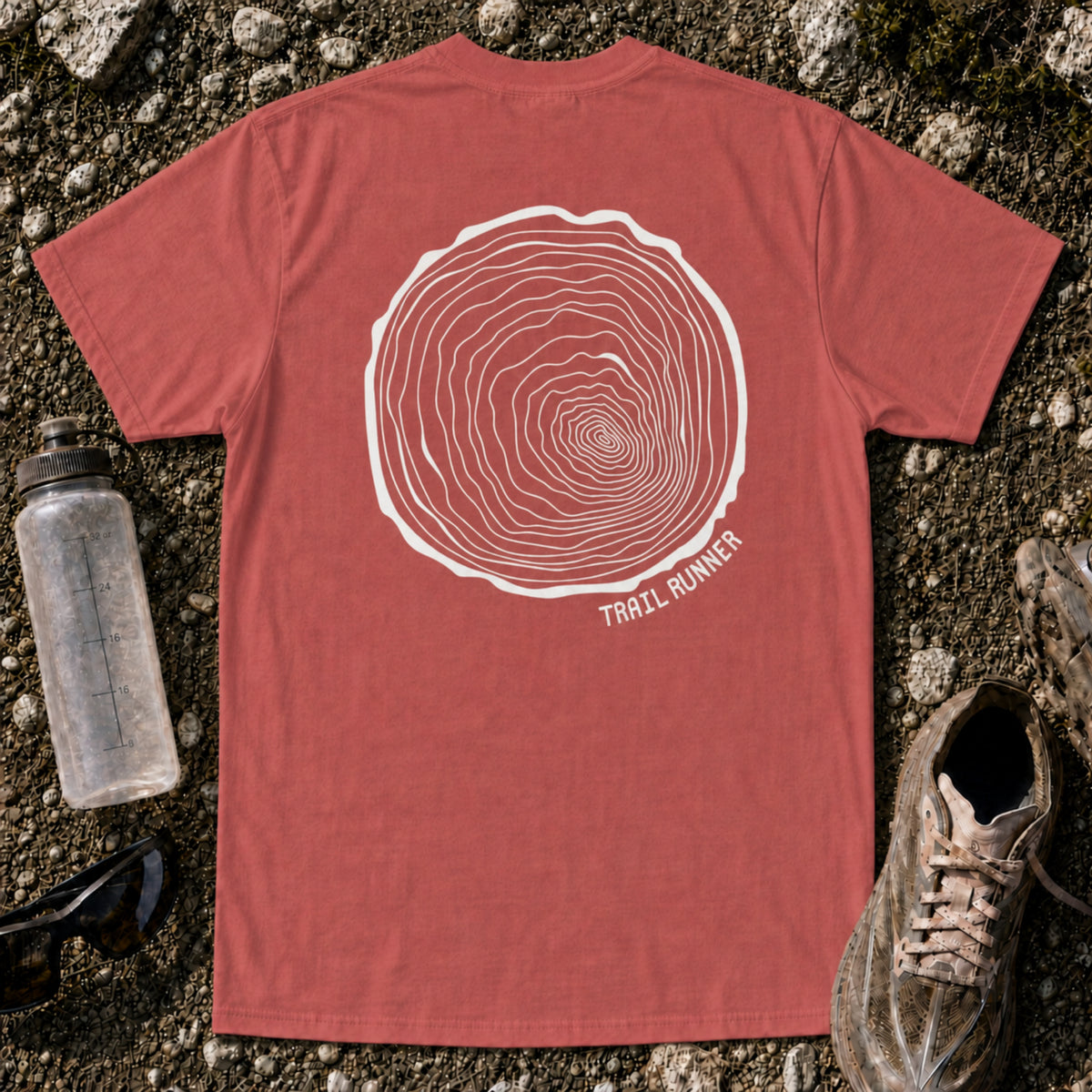 Trail Runner Tree Stamp T-shirt