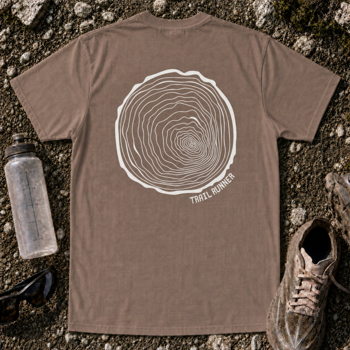Trail Runner Tree Stamp T-shirt