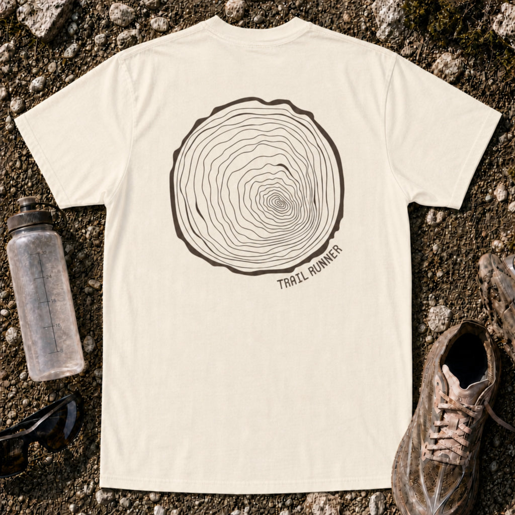 Trail Runner Tree Stamp T-shirt
