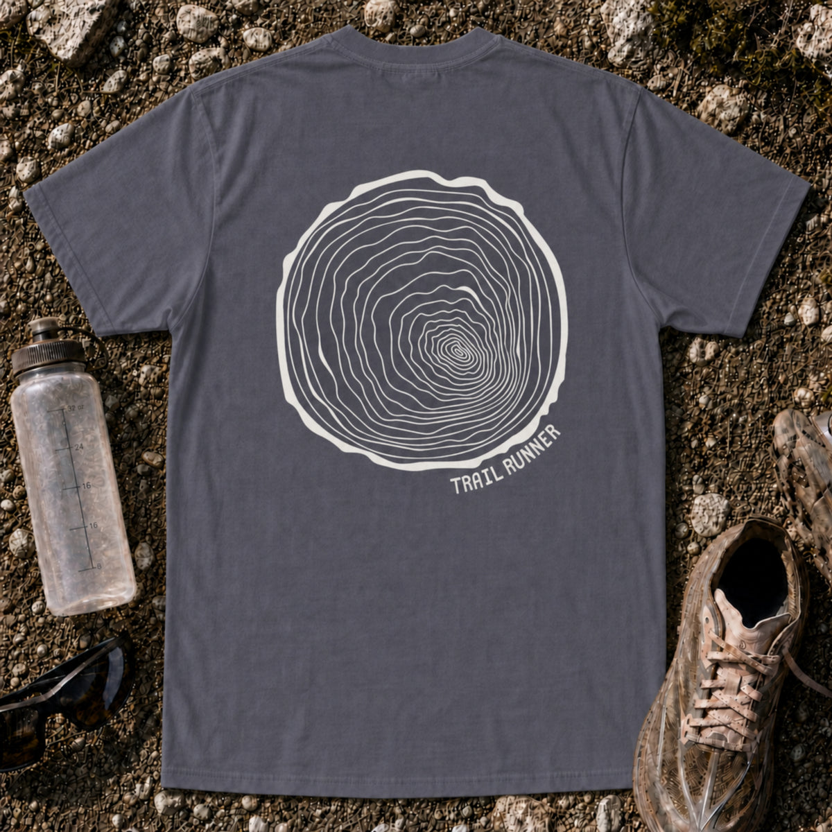 Trail Runner Tree Stamp T-shirt