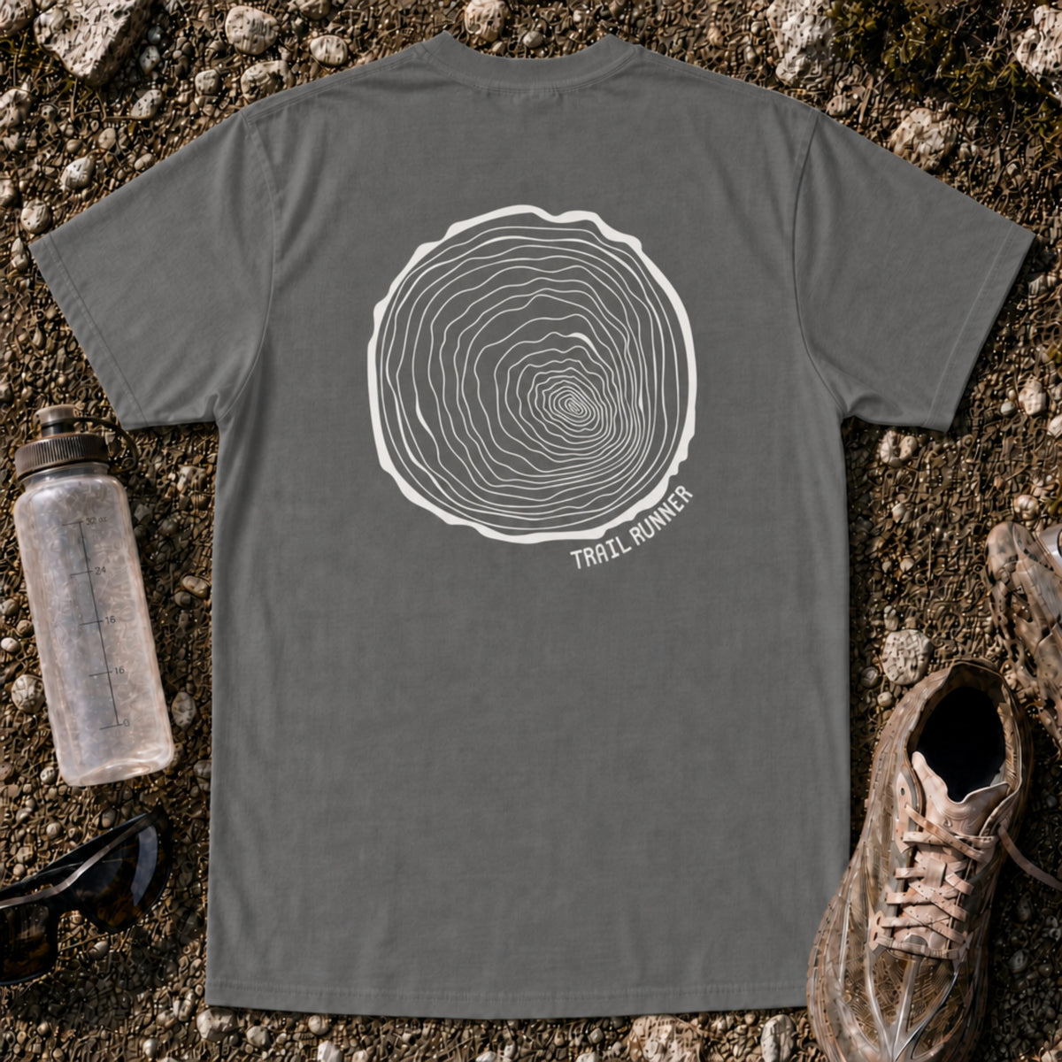 Trail Runner Tree Stamp T-shirt