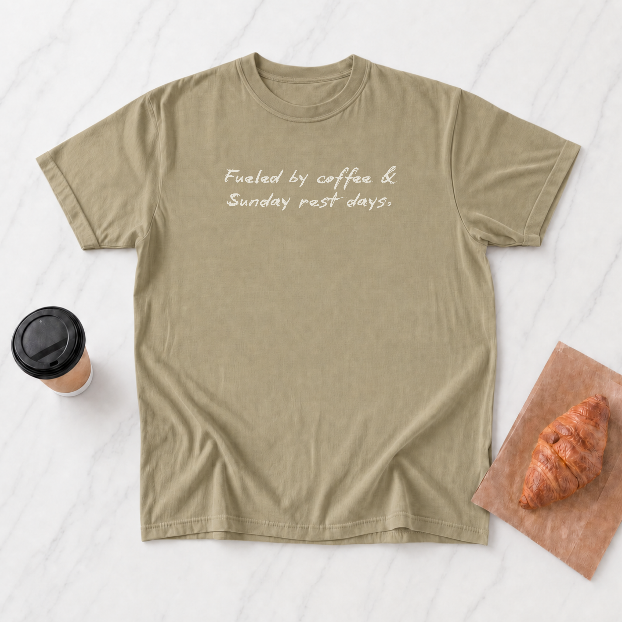 Fueled By Coffee and Sunday Rest Days T-Shirt