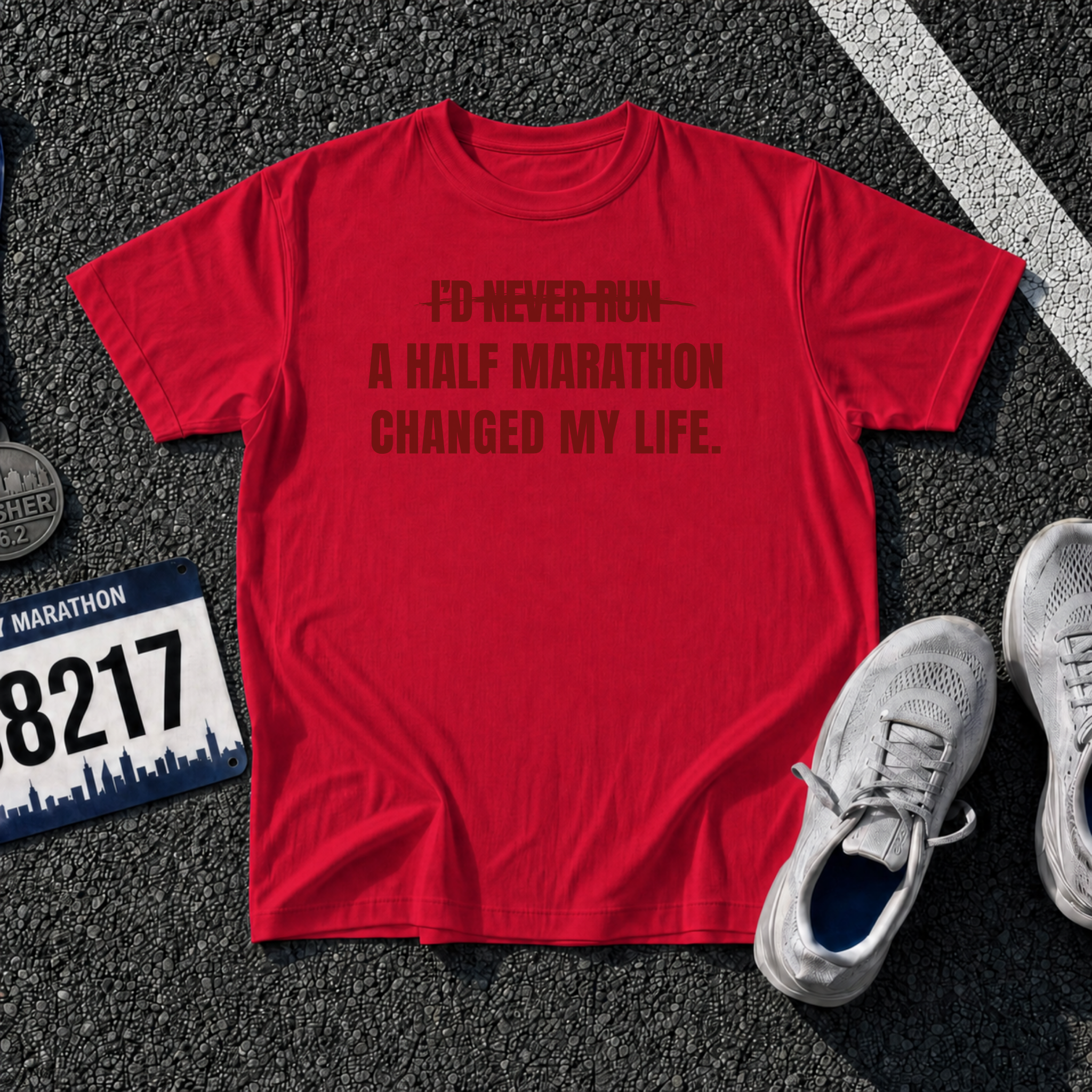 I'd Never Run a Half Marathon T-Shirt