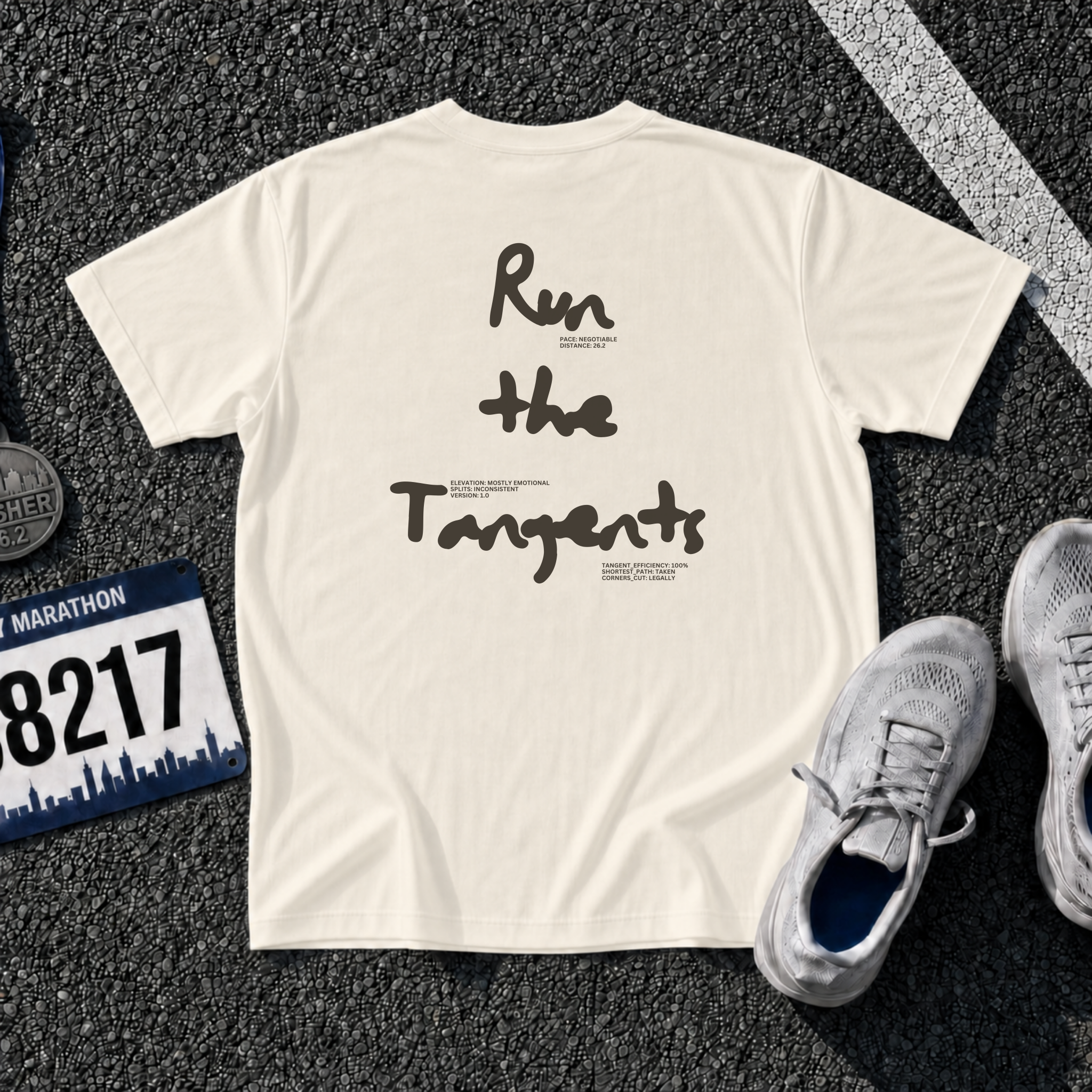 Run The Tangents Metadata T-Shirt