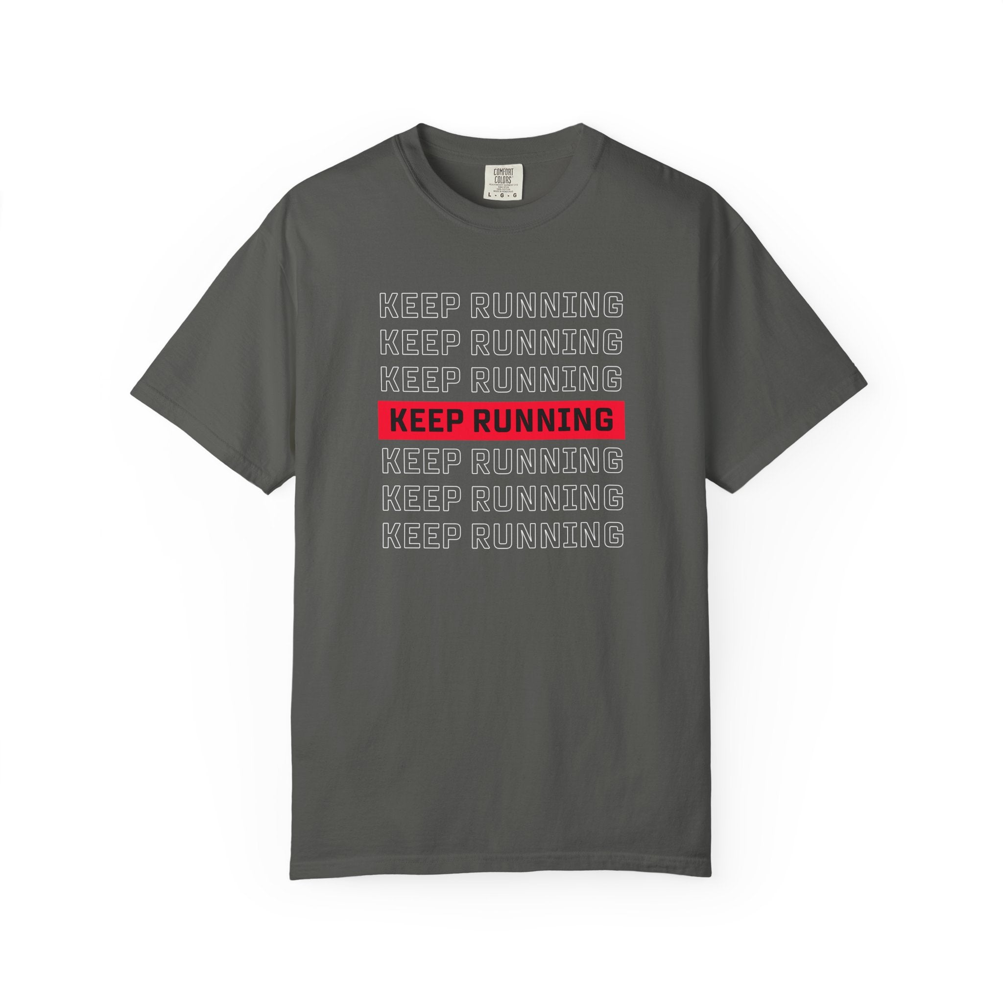 Keep Running Red Block T-Shirt