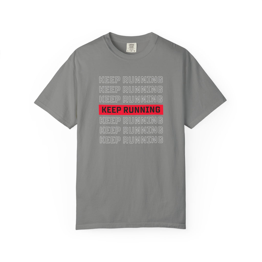 Keep Running Red Block T-Shirt