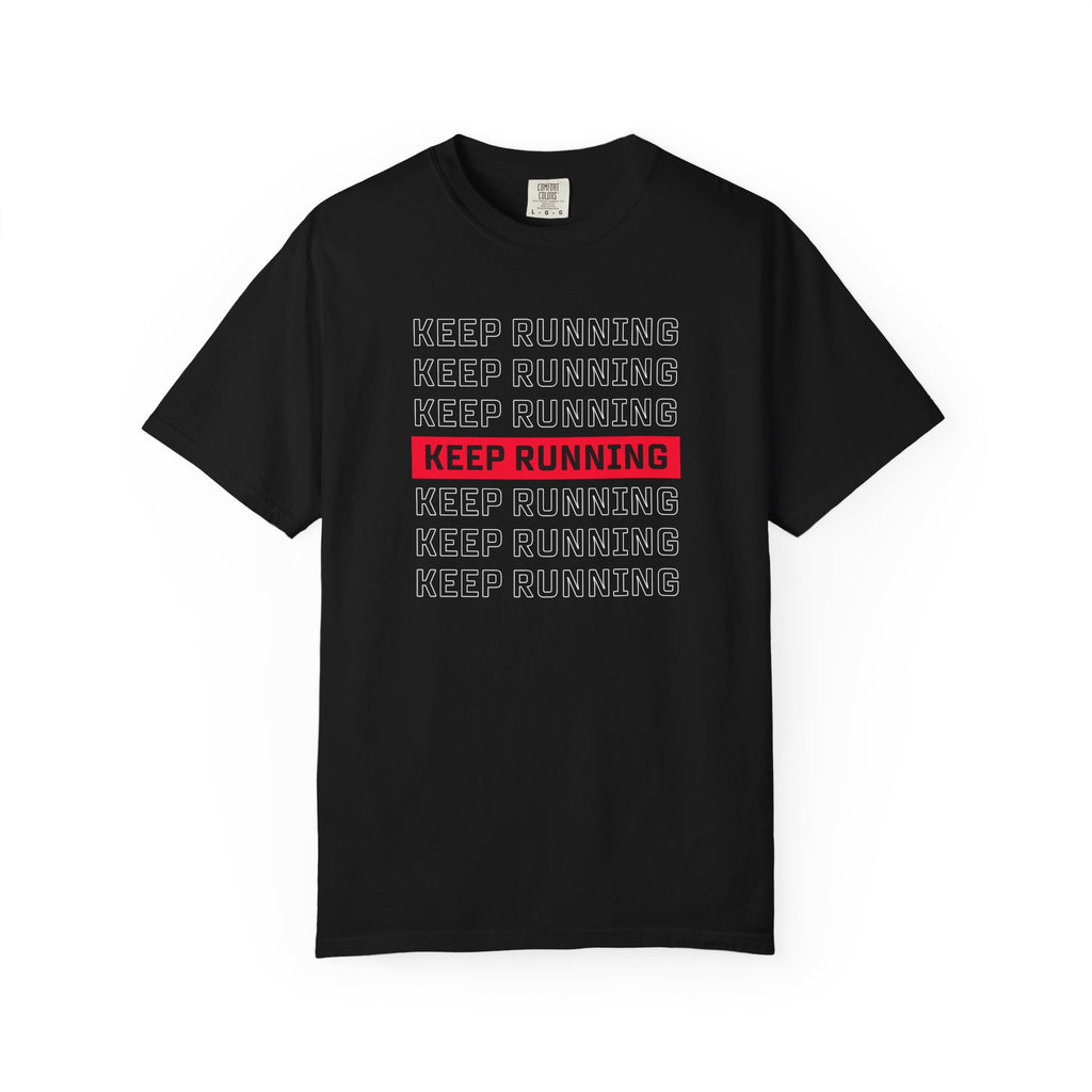 Keep Running Red Block T-Shirt